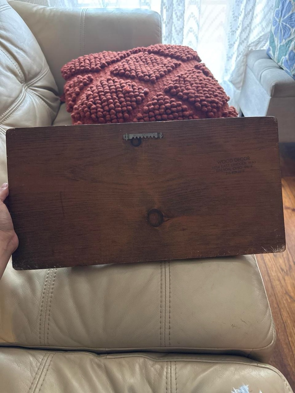 Hand Crafted Rustic Wooden Plaque - Picture 3 of 4